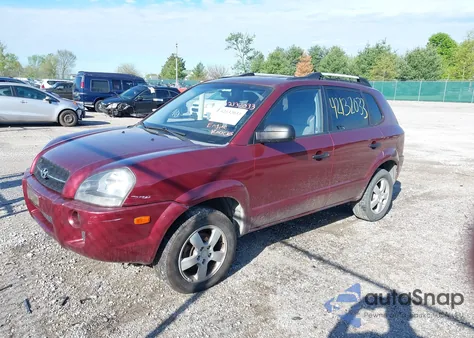 2008 Hyundai Tucson Gls z USA, uszkodzony, nr VIN KM8JM12B88U710566